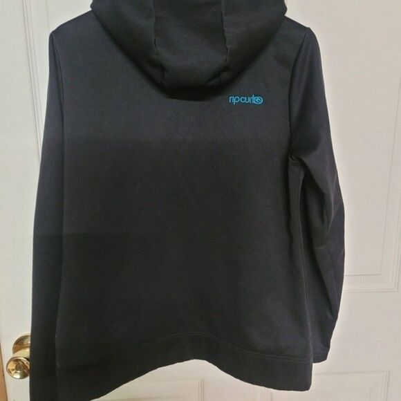~ Womens Rip Curl black button jacket with hood - Picture 2 of 3